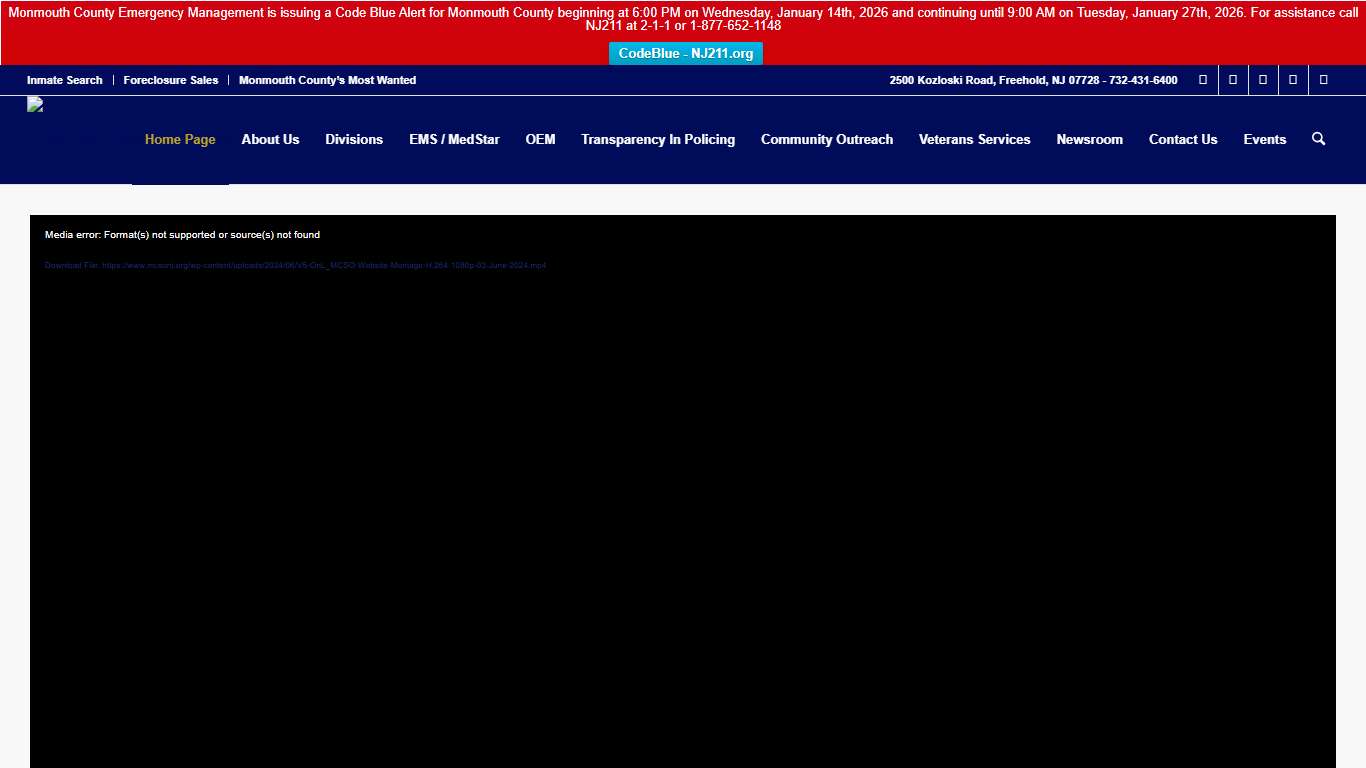 Monmouth County Sheriff's Office – MCSO